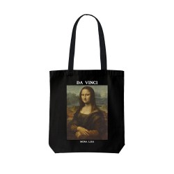 تت بگ متقال مشکی طرح مونالیزا از داوینچی