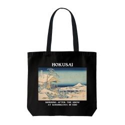 تت بگ متقال مشکی طرح صبح بعد از برف از هوکوسای