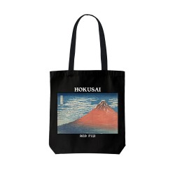 تت بگ متقال مشکی طرح فوجی قرمز از هوکوسای