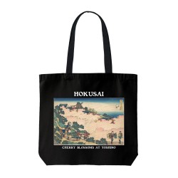 تت بگ متقال مشکی طرح شکوفه های گیلاس در یوشینو از هوکوسای