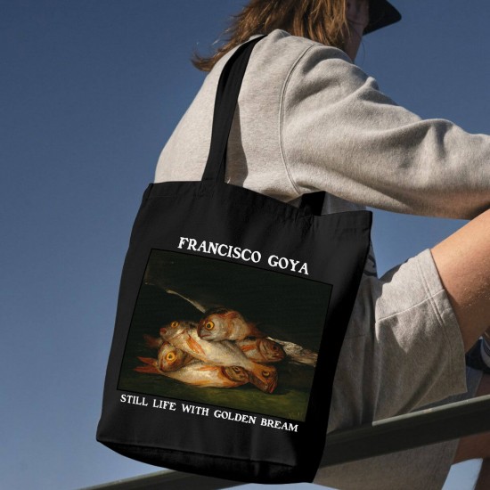 تت بگ متقال مشکی طرح طبیعت بی جان، ماهی طلایی از گویا