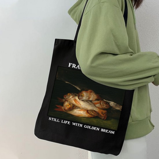 تت بگ متقال مشکی طرح طبیعت بی جان، ماهی طلایی از گویا