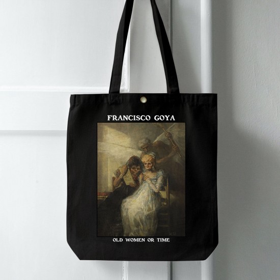 تت بگ متقال مشکی طرح پیرزن از گویا