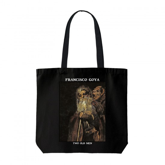 تت بگ متقال مشکی طرح دو پیرمرد از گویا