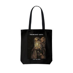 تت بگ متقال مشکی طرح دو پیرمرد از گویا