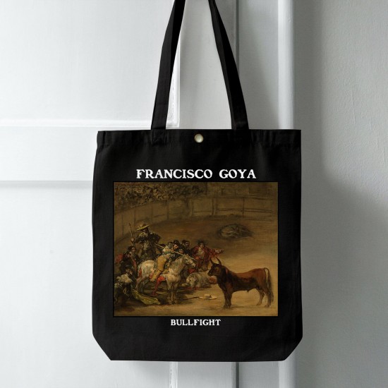 تت بگ متقال مشکی طرح گاوبازی از گویا