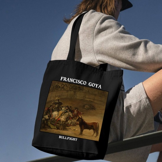 تت بگ متقال مشکی طرح گاوبازی از گویا