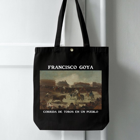 تت بگ متقال مشکی طرح گاوبازی در یک شهر از گویا