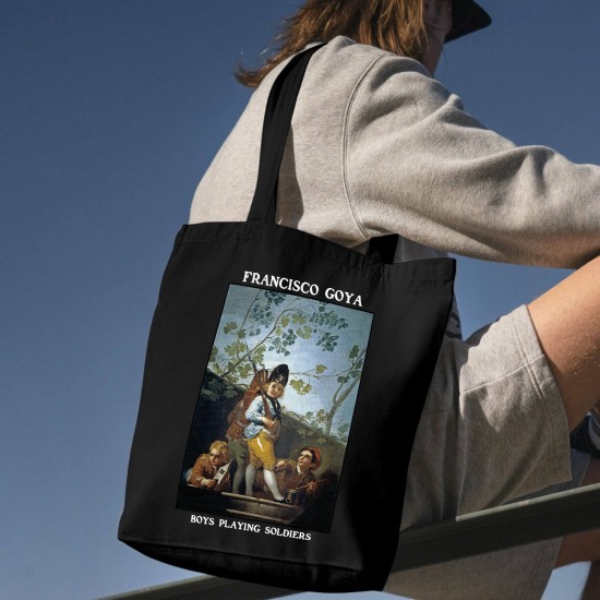 تت بگ متقال مشکی طرح پسران در حال سرباز بازی از گویا