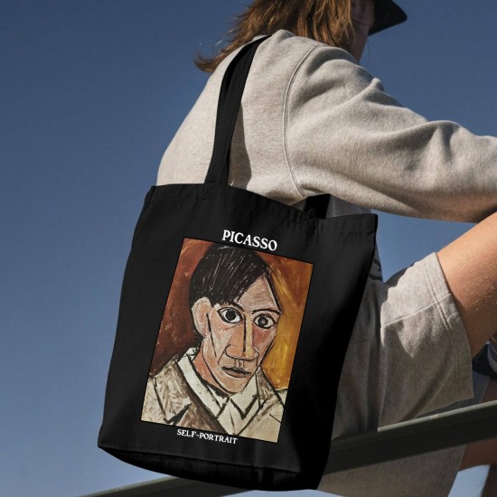 تت بگ متقال مشکی طرح خودنگار از پیکاسو