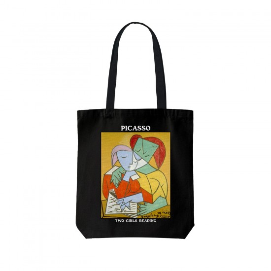 تت بگ متقال مشکی طرح دو دختر در حال مطالعه از پیکاسو