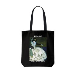 تت بگ متقال مشکی طرح زنی با لباس آبی از پیکاسو