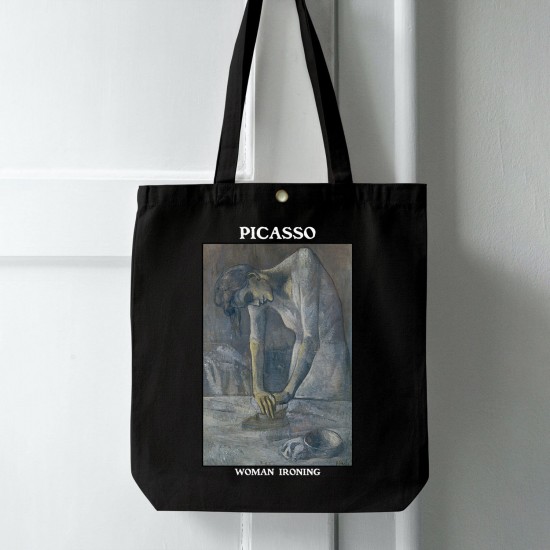 تت بگ متقال مشکی طرح زنی که اتو می کند از پیکاسو