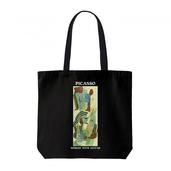 تت بگ متقال مشکی طرح زن با گیتار از پیکاسو
