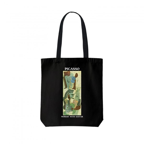تت بگ متقال مشکی طرح زن با گیتار از پیکاسو