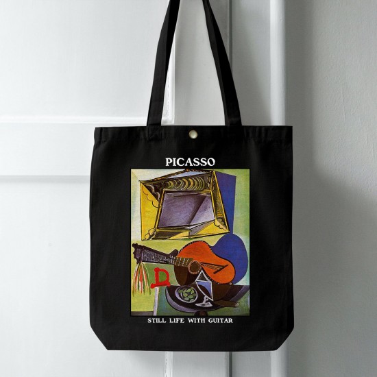 تت بگ متقال مشکی طرح طبیعت بی جان با گیتار از پیکاسو