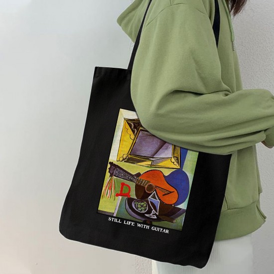 تت بگ متقال مشکی طرح طبیعت بی جان با گیتار از پیکاسو