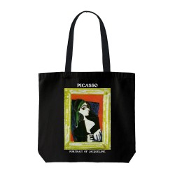 تت بگ متقال مشکی طرح پرتره ژاکلین از پیکاسو