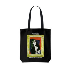 تت بگ متقال مشکی طرح پرتره ژاکلین از پیکاسو