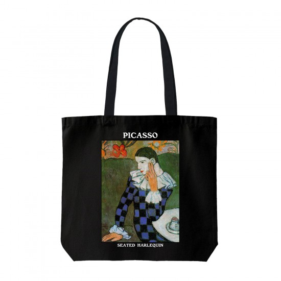 تت بگ متقال مشکی طرح تردست نشسته از پیکاسو