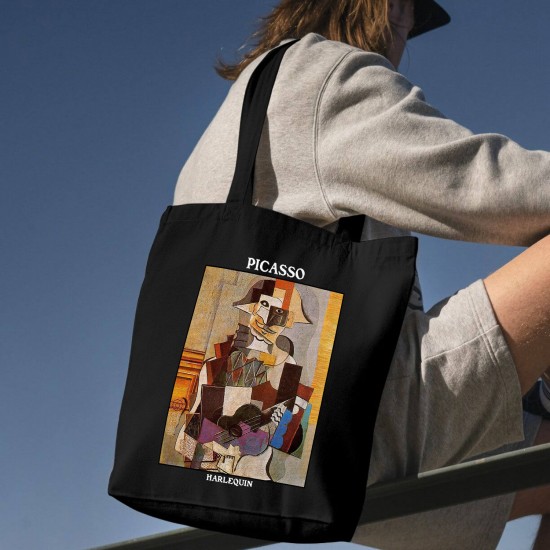 تت بگ متقال مشکی طرح تردست از پیکاسو