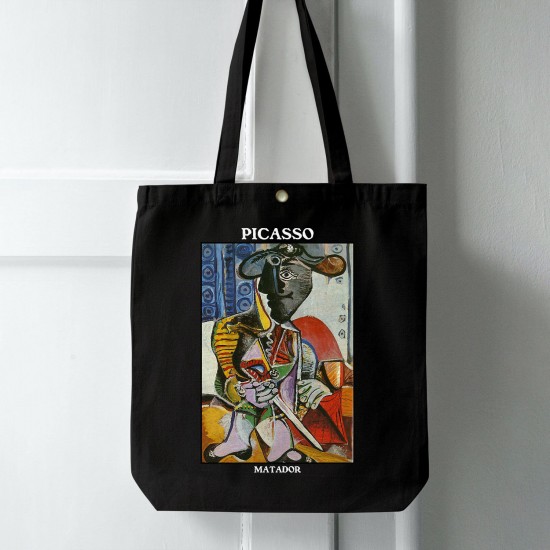 تت بگ متقال مشکی طرح گاوباز از پیکاسو