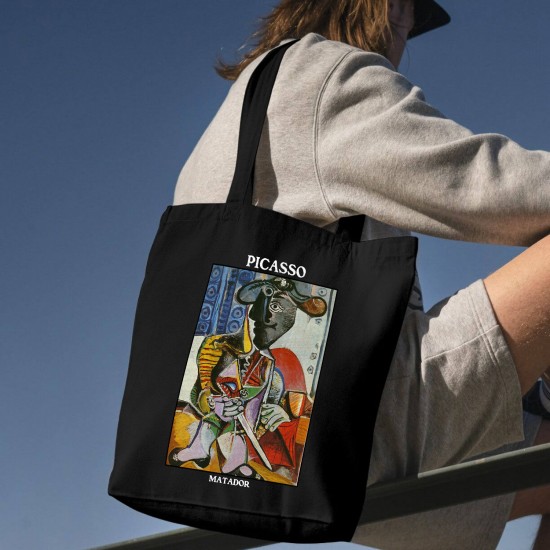 تت بگ متقال مشکی طرح گاوباز از پیکاسو