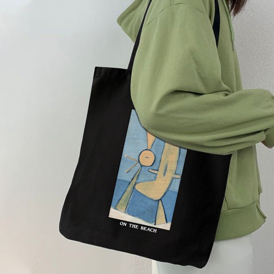 تت بگ متقال مشکی طرح در ساحل از پیکاسو