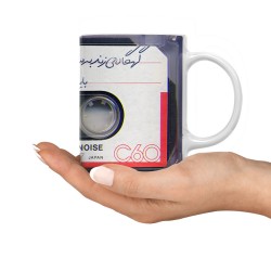 ماگ طرح نوار خالی کاست