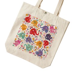 تت بگ متقال طرح فیل های رنگی