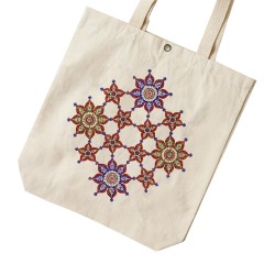 تت بگ متقال طرح کاشی قرمز