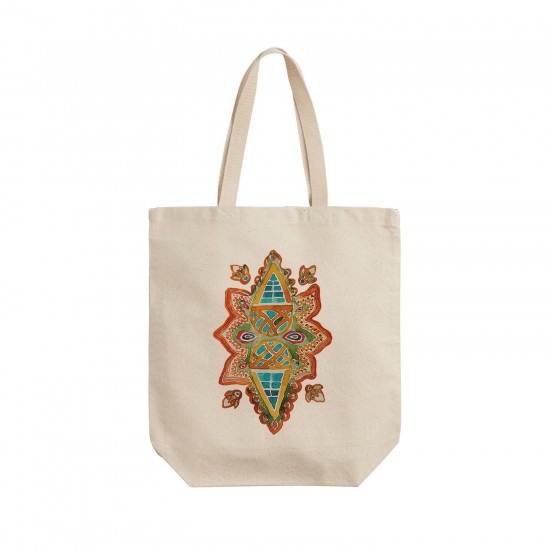 تت بگ متقال طرح آبرنگ سبز