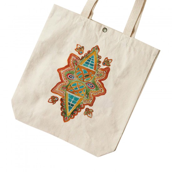 تت بگ متقال طرح آبرنگ سبز