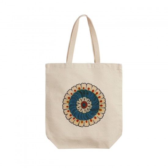 تت بگ متقال طرح کاشی سرمه ای