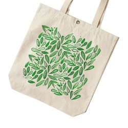 تت بگ متقال طرح برگ های سبز