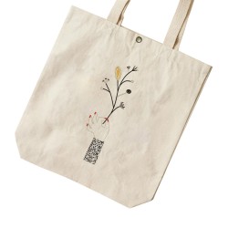 تت بگ متقال طرح بوته ی گل