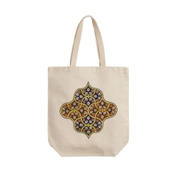 تت بگ متقال طرح کاشی گل گلی