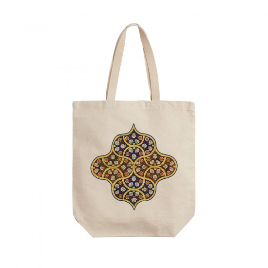 تت بگ متقال طرح کاشی گل گلی