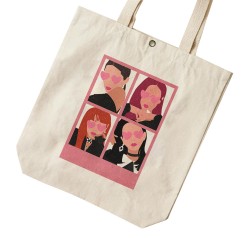 تت بگ متقال طرح پرتره مینیمال بلک پینک