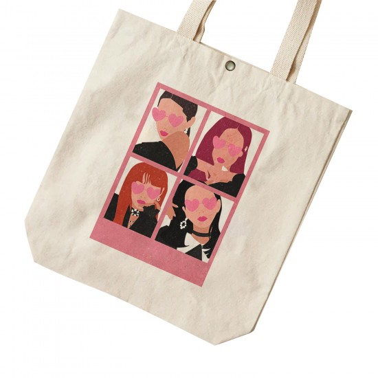 تت بگ متقال طرح پرتره مینیمال بلک پینک