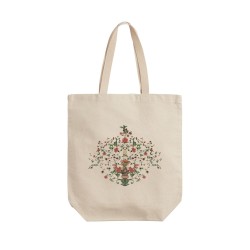 تت بگ متقال طرح گل و گلدان