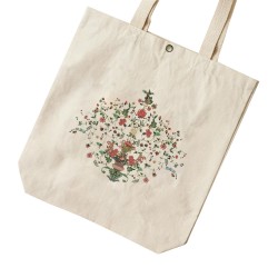 تت بگ متقال طرح گل و گلدان