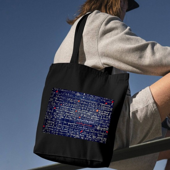 تت بگ متقال مشکی طرح دوست می‌دارمت