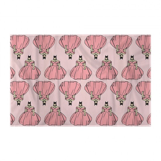 کادوپیچ پارچه‌ ای طرح بتمن صورتی