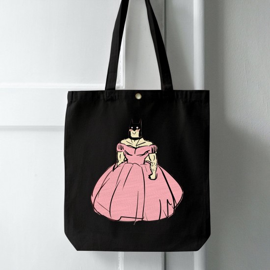 تت بگ متقال مشکی طرح بتمن صورتی