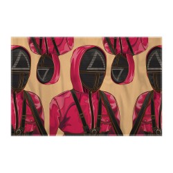 کادوپیچ پارچه‌ ای طرح سریال اسکویید گیم