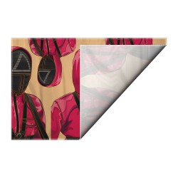 کادوپیچ پارچه‌ ای طرح سریال اسکویید گیم