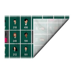 کادوپیچ پارچه‌ ای طرح سریال اسکویید گیم