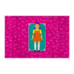 کادوپیچ پارچه‌ ای طرح سریال اسکویید گیم