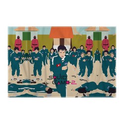 کادوپیچ پارچه‌ ای طرح سریال اسکویید گیم